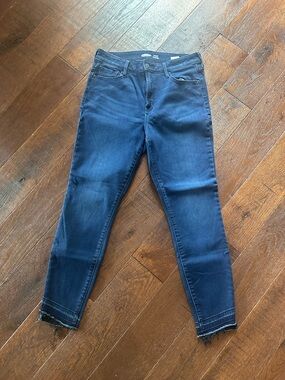 Old Navy Fleece Lined Rockstar Jeans Super Skinny Size 8 Built in Warm